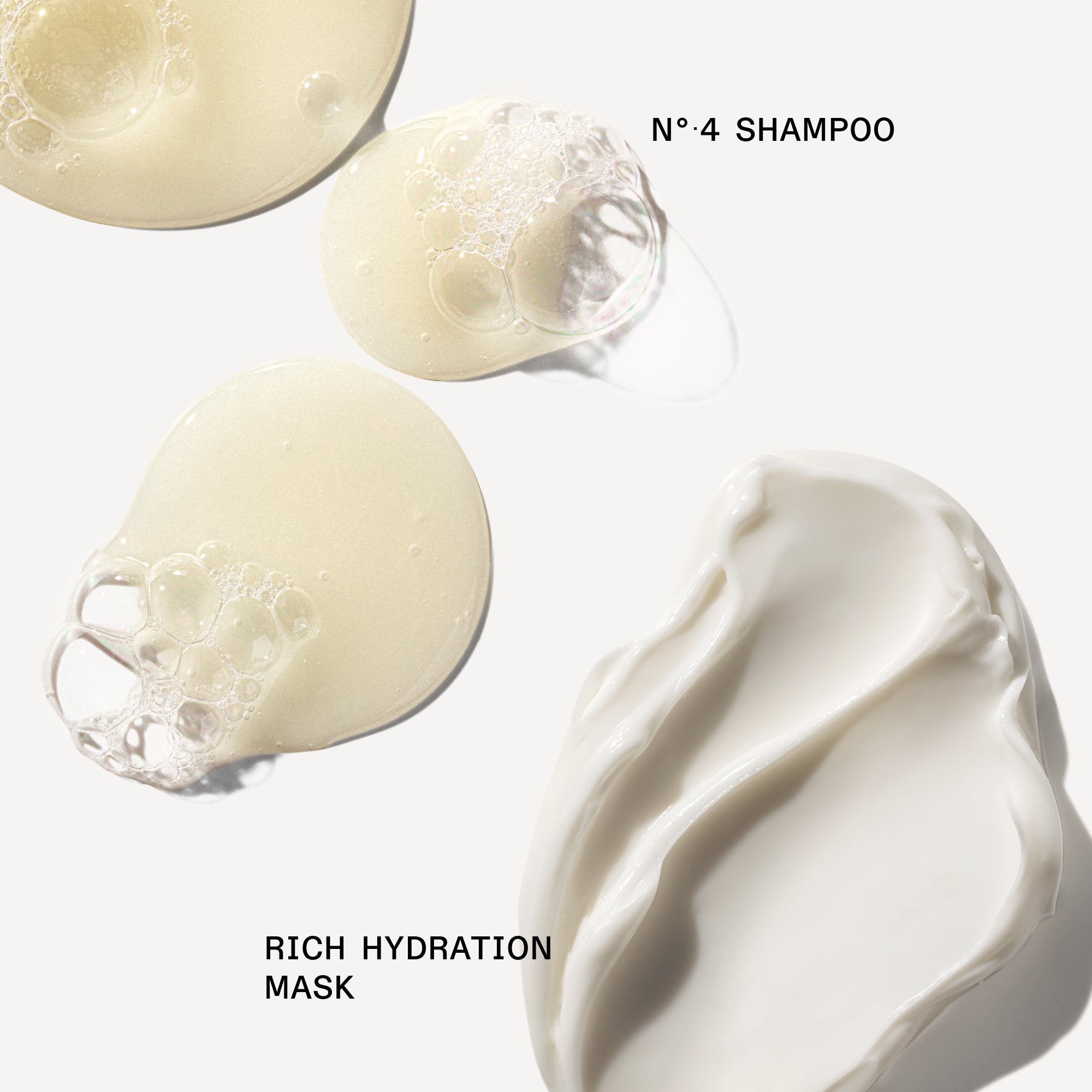 N°.4 SHAMPOO
RICH HYDRATION
Campione della maschera