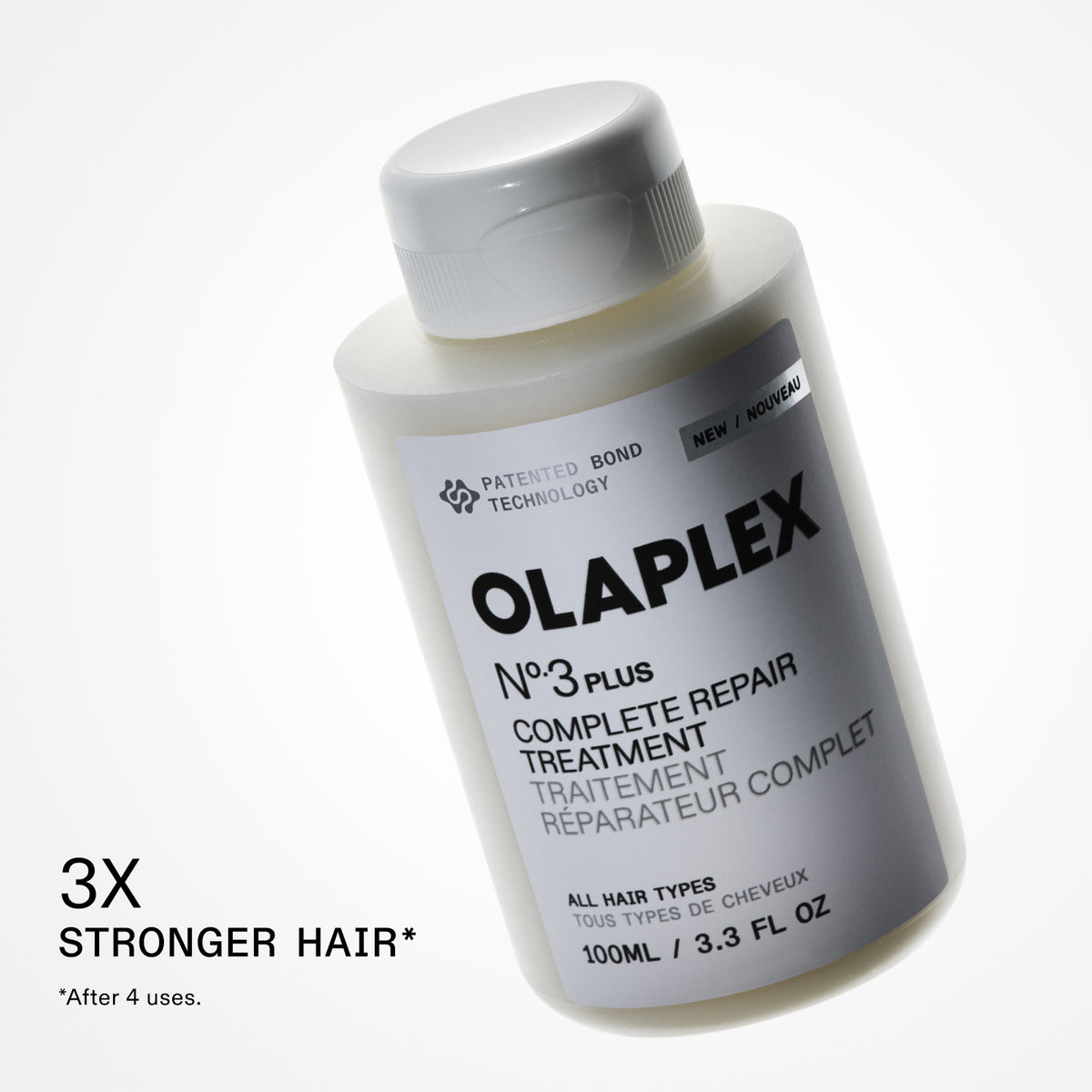 Capelli 3 volte più forti*


*Dopo 4 utilizzi.