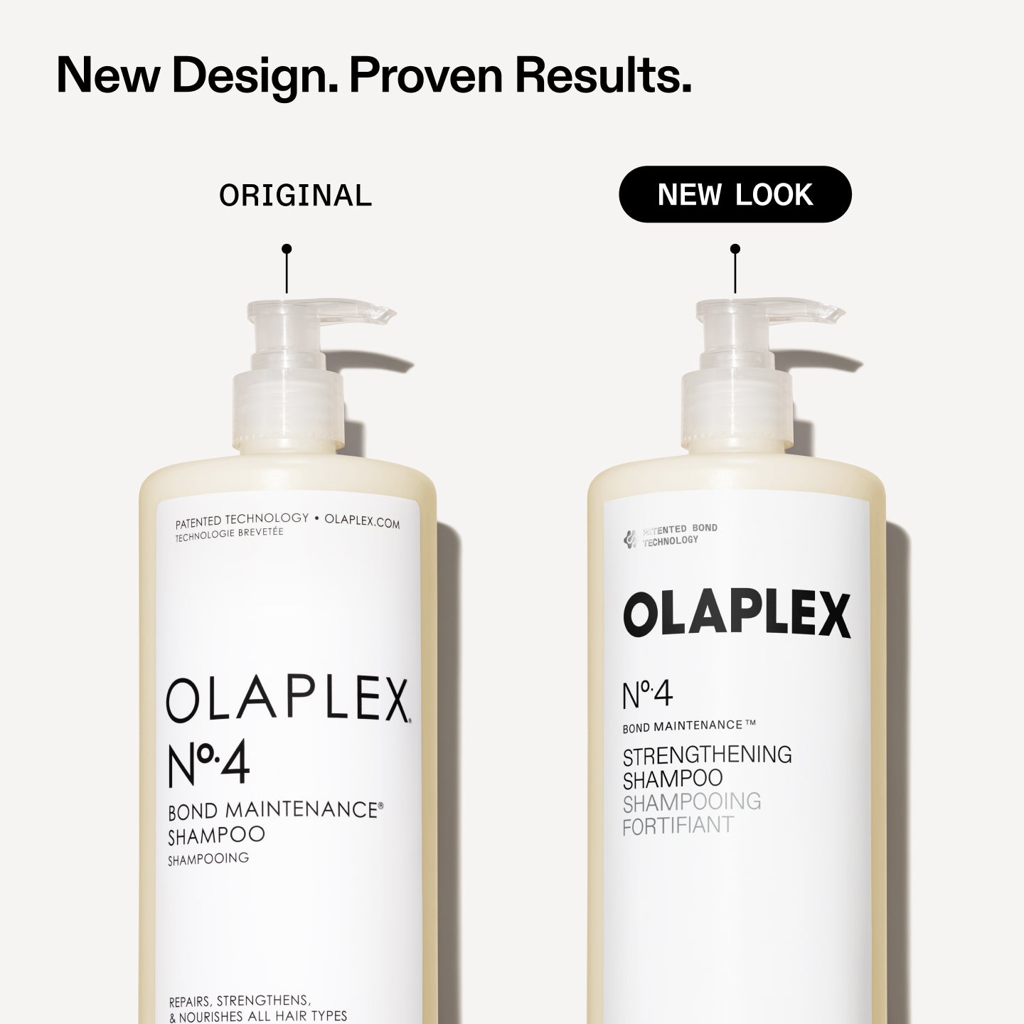 New Design. Proven Results.

Original Bottle vs. New Look Bottle