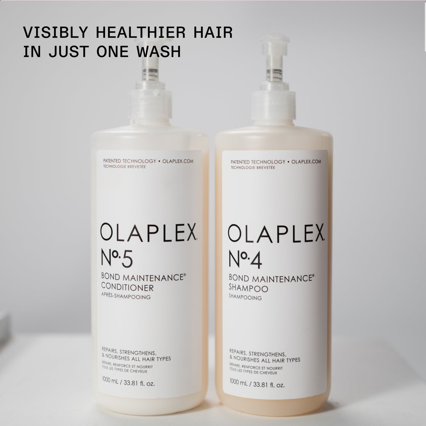 VISIBLY HEALTHIER HAIR IN JUST ONE WASH