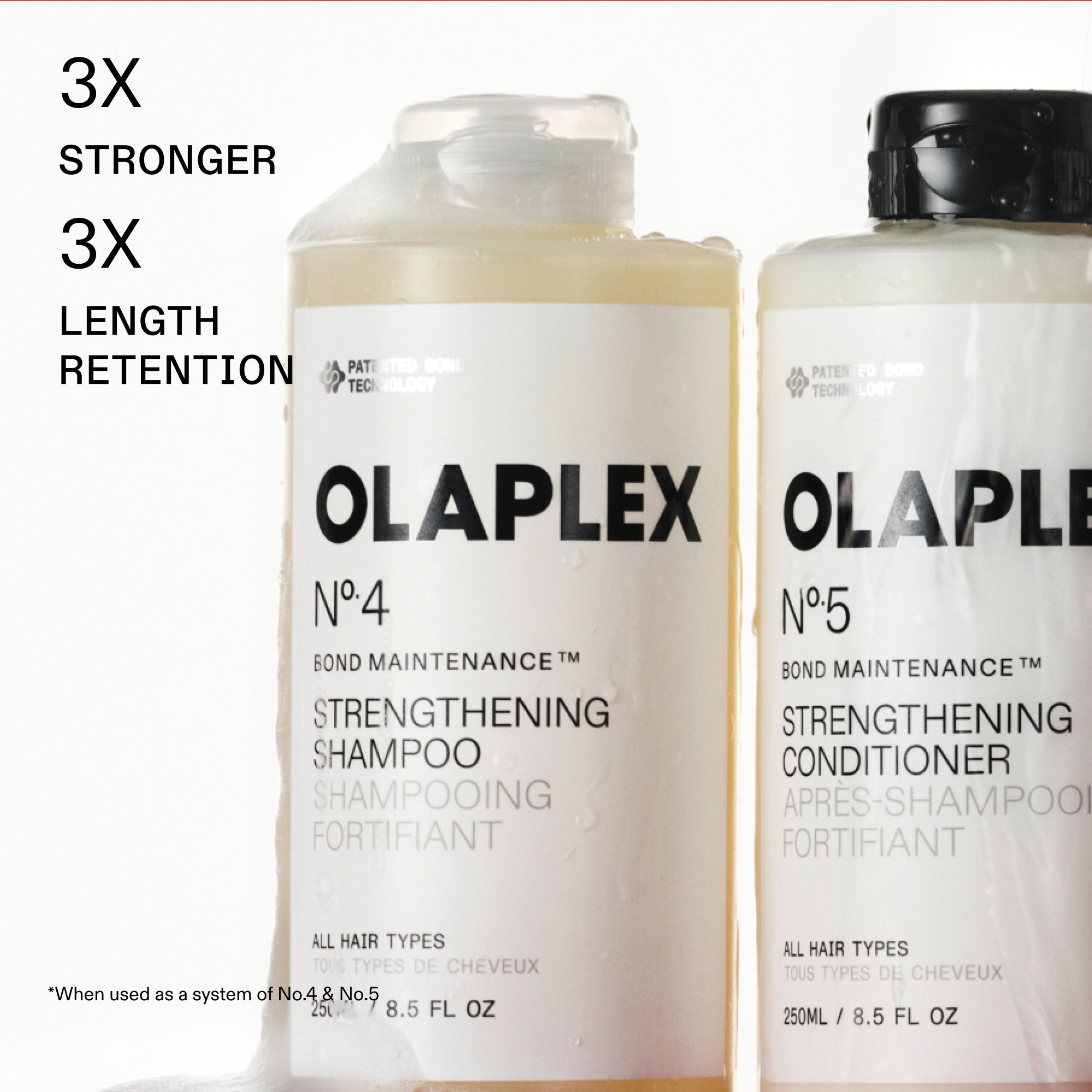 3X STRONGER
3X LENGTH RETENTION