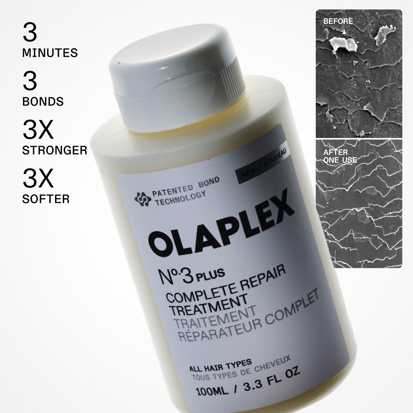 3 minuti
3 legami
3 volte più forti
3 volte più morbidi